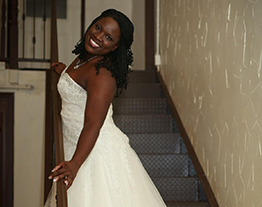 Bride On Wedding Photo Shoot